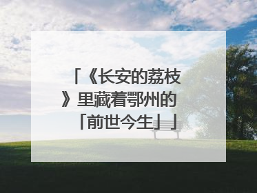 《长安的荔枝》里藏着鄂州的「前世今生」