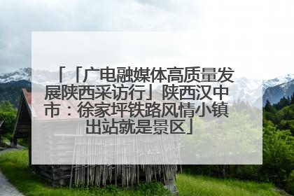 「广电融媒体高质量发展陕西采访行」陕西汉中市：徐家坪铁路风情小镇 出站就是景区