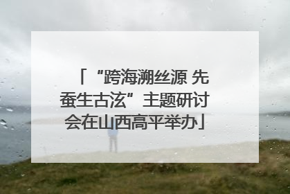 “跨海溯丝源 先蚕生古泫”主题研讨会在山西高平举办
