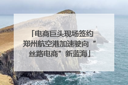 电商巨头现场签约 郑州航空港加速驶向“丝路电商”新蓝海