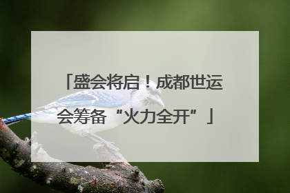 盛会将启！成都世运会筹备“火力全开”