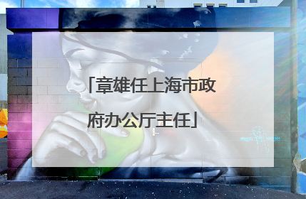 章雄任上海市政府办公厅主任