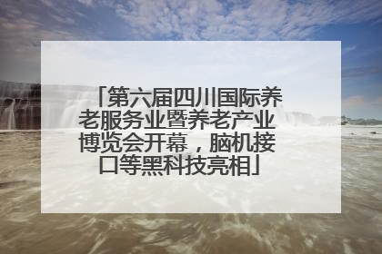 第六届四川国际养老服务业暨养老产业博览会开幕，脑机接口等黑科技亮相