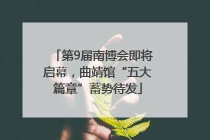 第9届南博会即将启幕，曲靖馆“五大篇章”蓄势待发