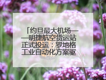 约旦最大机场——明捷航空货运站正式投运：罗地格工业自动化方案驱动中东物流未来新航向
