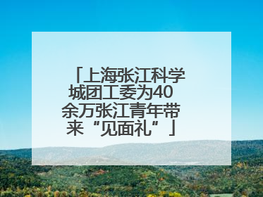 上海张江科学城团工委为40余万张江青年带来“见面礼”