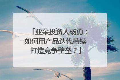 亚朵投资人杨勇：如何用产品迭代持续打造竞争壁垒？