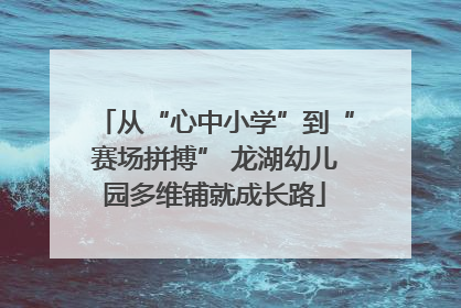 从“心中小学”到“赛场拼搏” 龙湖幼儿园多维铺就成长路