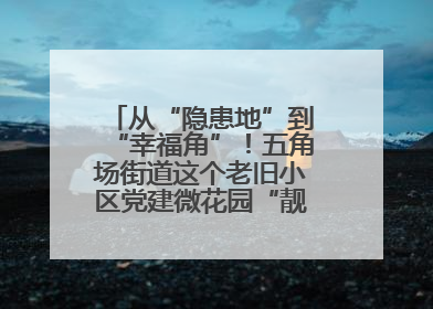 从“隐患地”到“幸福角”！五角场街道这个老旧小区党建微花园“靓”出幸福新图景
