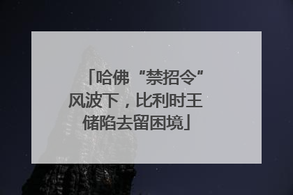 哈佛“禁招令”风波下，比利时王储陷去留困境