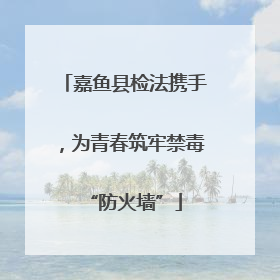 嘉鱼县检法携手，为青春筑牢禁毒“防火墙”