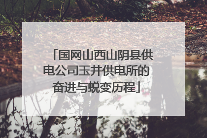 国网山西山阴县供电公司玉井供电所的奋进与蜕变历程