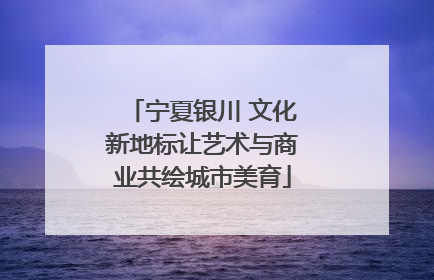 宁夏银川 文化新地标让艺术与商业共绘城市美育