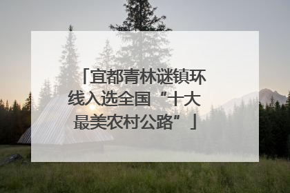 宜都青林谜镇环线入选全国“十大最美农村公路”
