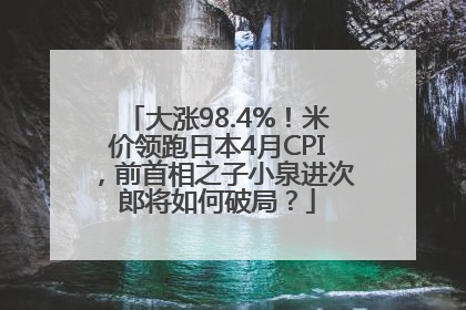 大涨98.4%！米价领跑日本4月CPI，前首相之子小泉进次郎将如何破局？