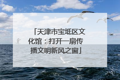天津市宝坻区文化馆：打开一扇传播文明新风之窗