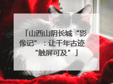 山西山阴长城“影像记”：让千年古迹“触屏可及”