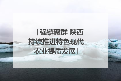 强链聚群 陕西持续推进特色现代农业提质发展