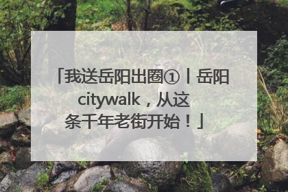 我送岳阳出圈①丨岳阳citywalk，从这条千年老街开始！