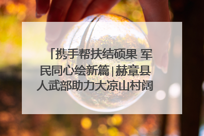 携手帮扶结硕果 军民同心绘新篇∣赫章县人武部助力大凉山村阔步乡村振兴路