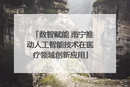 数智赋能 南宁推动人工智能技术在医疗领域创新应用