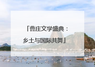 曹庄文学盛典：乡土与国际共舞