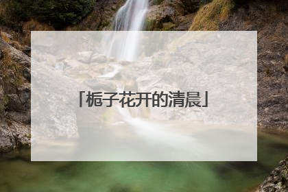 栀子花开的清晨