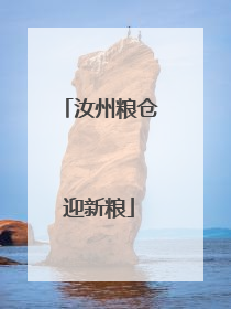 汝州粮仓迎新粮
