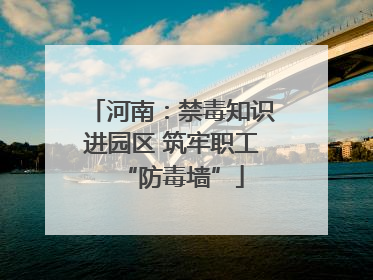 河南：禁毒知识进园区 筑牢职工“防毒墙”