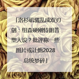 洛杉矶骚乱成双刃剑：纽森硬刚特朗普塑人设？批评称一些图片或让他2028总统梦碎