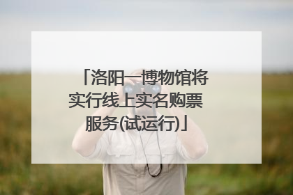 洛阳一博物馆将实行线上实名购票服务(试运行)