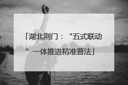 湖北荆门：“五式联动”一体推进精准普法