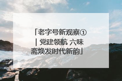 老字号新观察①｜党建领航 六味斋焕发时代新韵