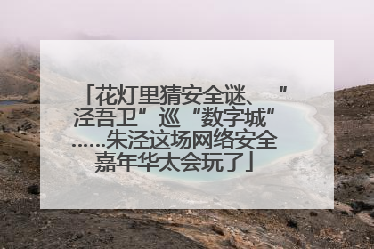 花灯里猜安全谜、“泾吾卫”巡“数字城”……朱泾这场网络安全嘉年华太会玩了