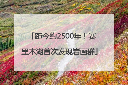 距今约2500年！赛里木湖首次发现岩画群