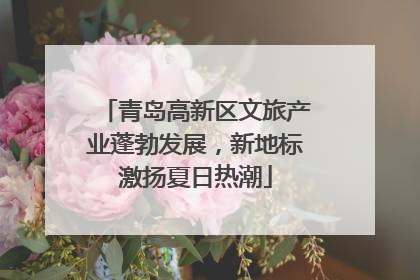 青岛高新区文旅产业蓬勃发展，新地标激扬夏日热潮