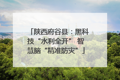 陕西府谷县：黑科技“水利全开” 智慧脑“精准防灾”