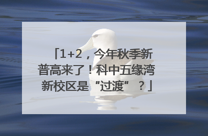 1+2，今年秋季新普高来了！科中五缘湾新校区是“过渡”？