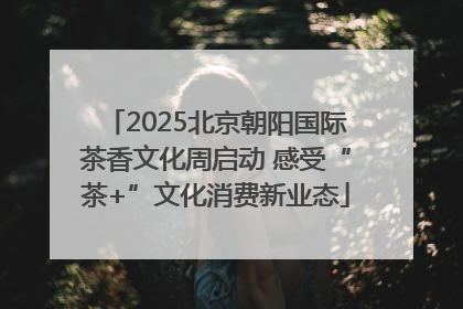 2025北京朝阳国际茶香文化周启动 感受“茶+”文化消费新业态