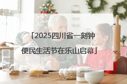2025四川省一刻钟便民生活节在乐山启幕