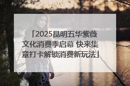 2025昆明五华紫薇文化消费季启幕 快来集章打卡解锁消费新玩法