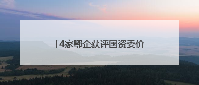 4家鄂企获评国资委价值创造行动优秀案例