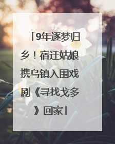 9年逐梦归乡！宿迁姑娘携乌镇入围戏剧《寻找戈多》回家